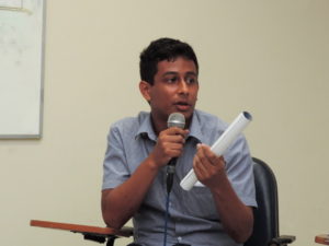 Bruce Moraes, 22, estudante da UFPA e presidente do Centro Acadêmico da Faesa.
